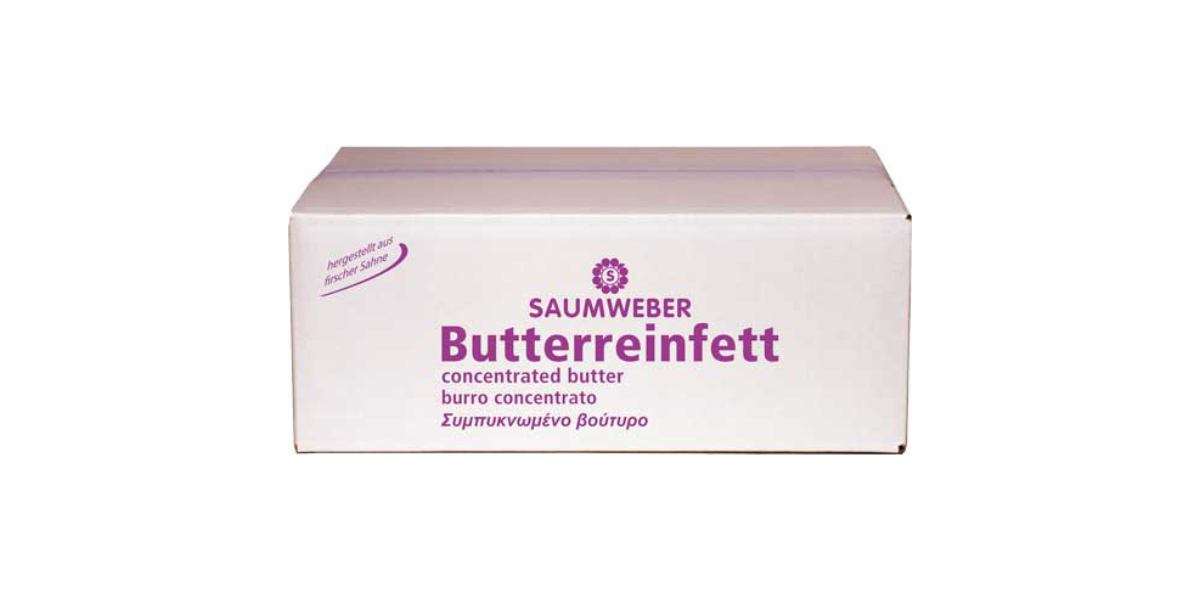 Clarified butterfat – Concentrated butter